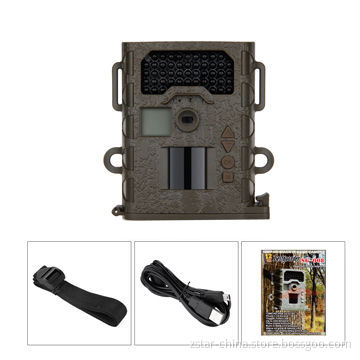 HD 720P digital hunting camera with 48pcs 940Nm black IR LED, IP66 waterproof rangeNew